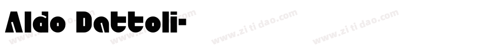 Aldo Dattoli字体转换